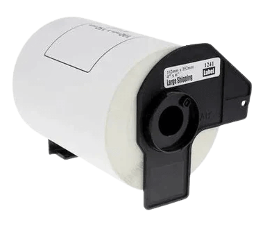 Brother DK11241 Vit 102 x 152 mm, 200 st. adressetikett - Kompatibel