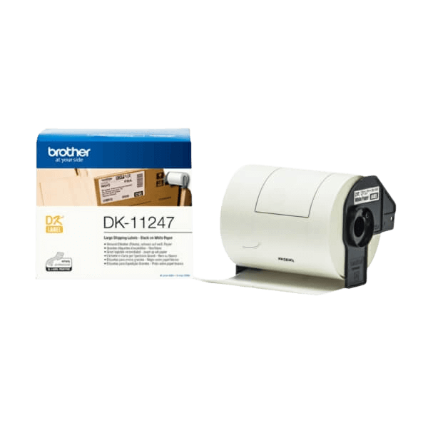 Brother DK11247 Vit 103 x 164 mm adressetikett - Original