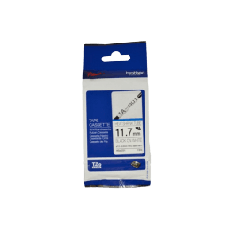 Brother HSE231 Svart text / Vit tejp 11,7 mm x 1,5 m - Original