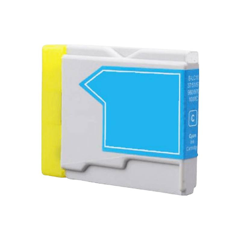 Brother LC1000C cyan Skrivarpatron - 12 ml. - Kompatibel