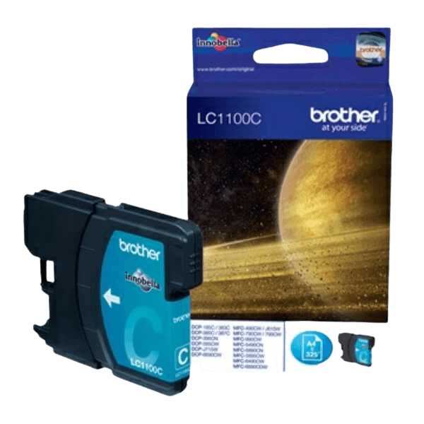 Brother LC1100C cyan Skrivarpatron - 6 ml. - Original