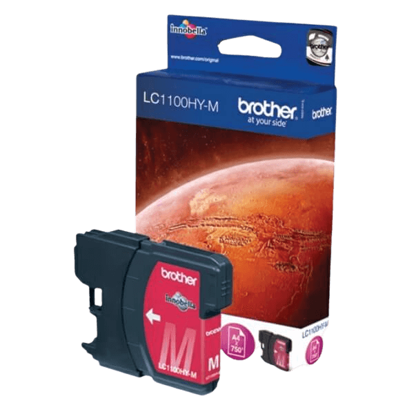 Brother LC1100HYM magenta XL Skrivarpatron - 700 sidor - Original