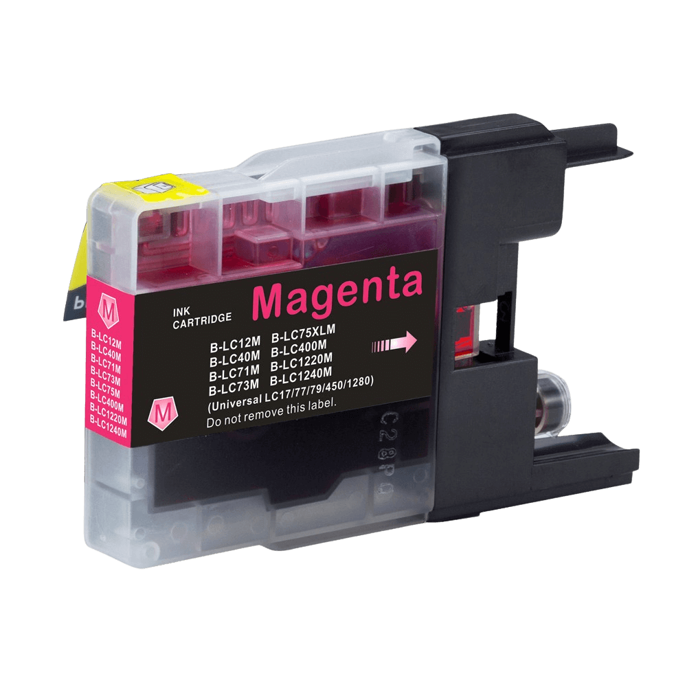 Brother LC1240M magenta XL Skrivarpatron - 20 ml. - Kompatibel