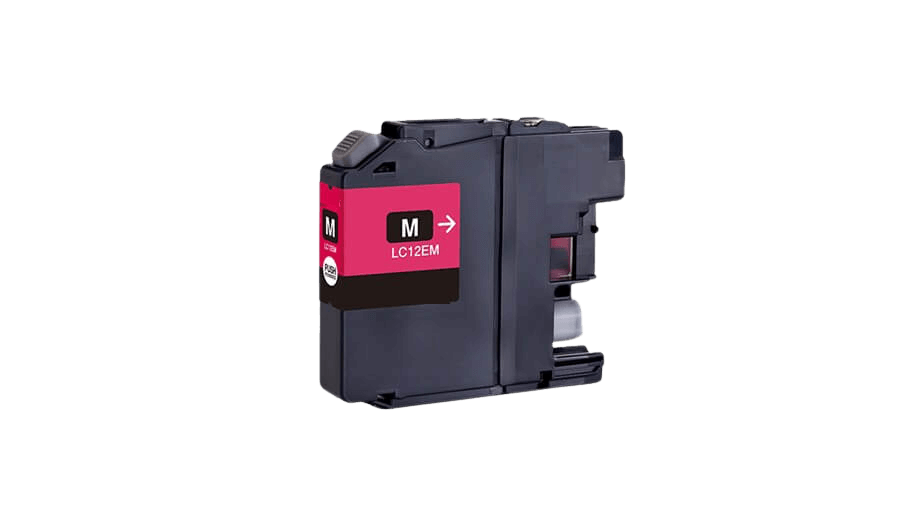Brother LC12EM magenta Skrivarpatron - 13 ml. - Kompatibel