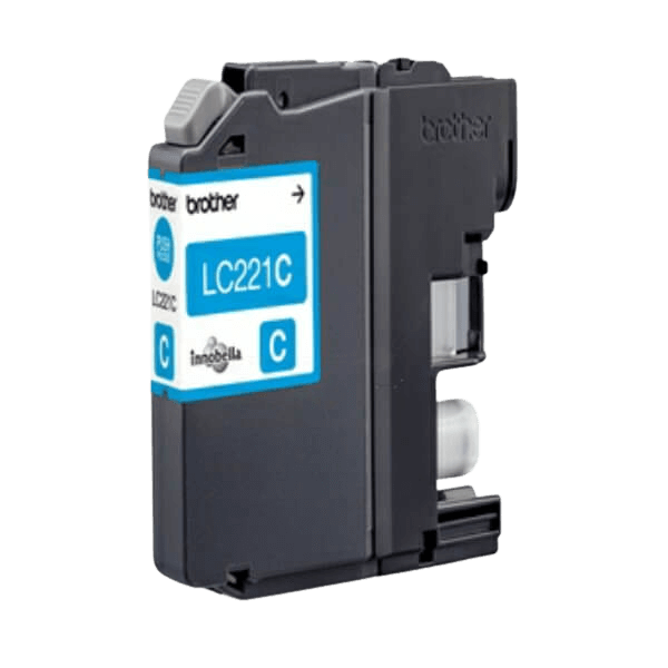 Brother LC221C cyan Skrivarpatron - 260 sidor - Original