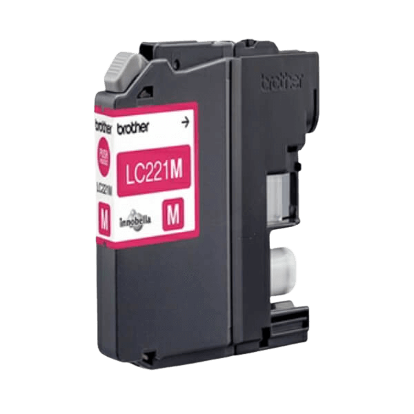 Brother LC221M magenta Skrivarpatron - 260 sidor - Original