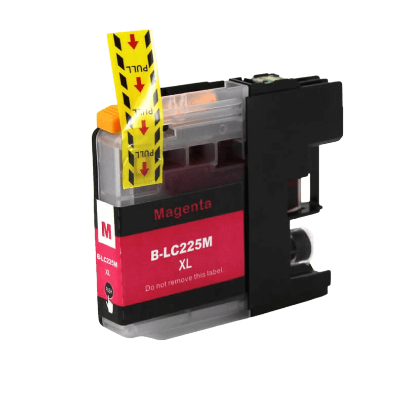 Brother LC225M magenta XL Skrivarpatron - 15 ml. - Kompatibel