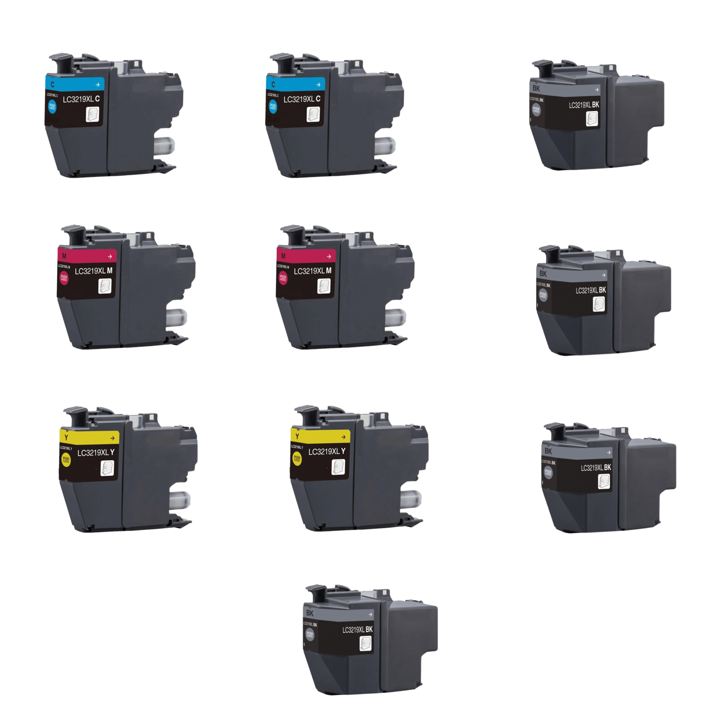 10 st. Brother LC3219XL Skrivarpatron rabattpaket - Kompatibel
