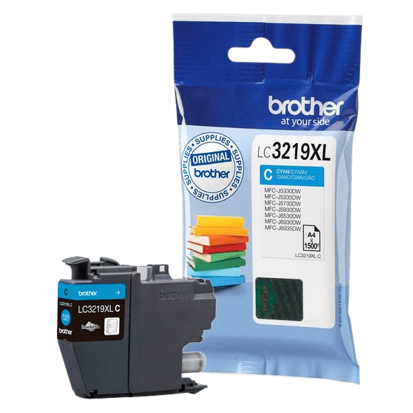Brother LC3219XLC cyan Skrivarpatron - 1500 sidor - Original