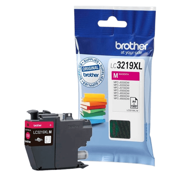 Brother LC3219XLM magenta Skrivarpatron - 1500 sidor - Original