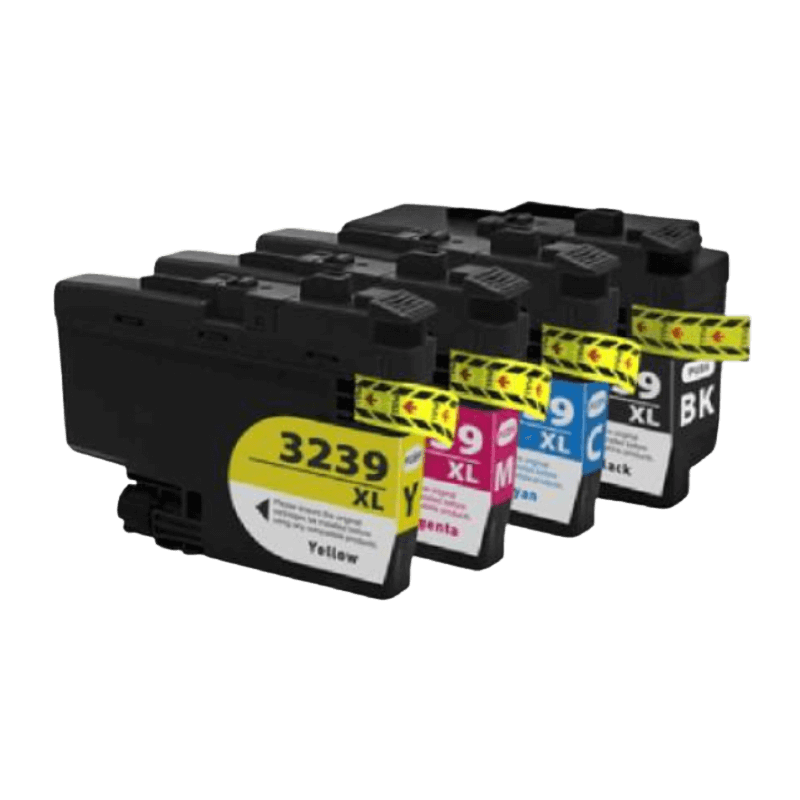 4 st. Brother LC3239XL Skrivarpatron rabattpaket - Kompatibel