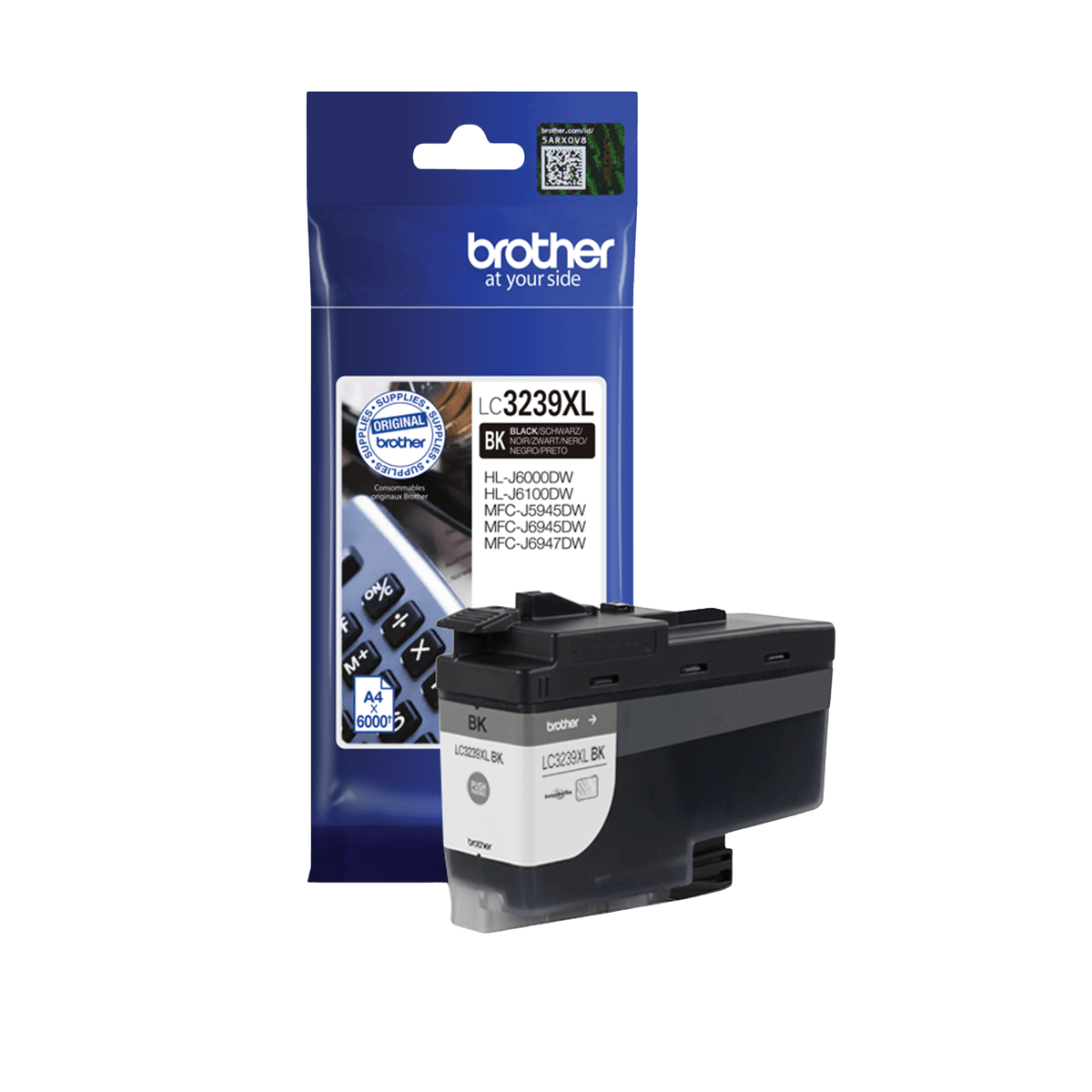 Brother LC3239XLBK svart Skrivarpatron - 6000 sidor - Original