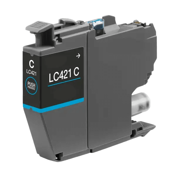 Brother LC421C cyan Skrivarpatron - 200 sidor - Kompatibel