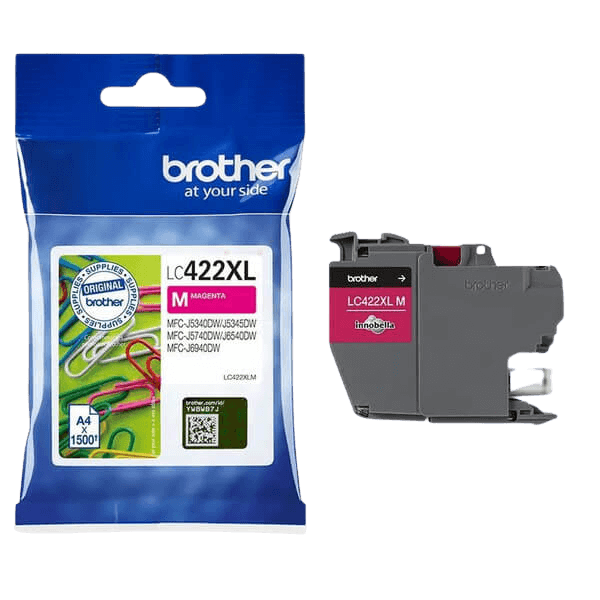 Brother LC422XLM magenta Skrivarpatron - 1500 sidor - Original
