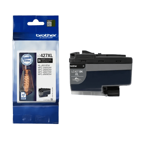 Brother LC427BK svart Skrivarpatron - 3000 sidor - Original