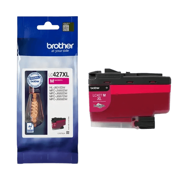 Brother LC427M magenta Skrivarpatron - 1500 sidor - Original