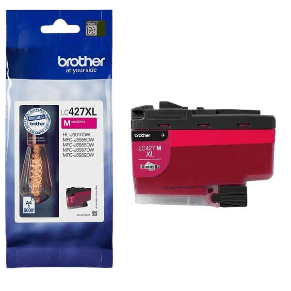 Brother LC427XLM magenta Skrivarpatron - 5000 sidor - Original