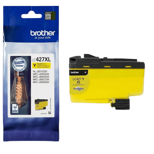 Brother LC427XLY gul Skrivarpatron - 5000 sidor - Original