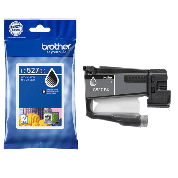 Brother LC527BK svart Skrivarpatron - 1200 sidor - Original