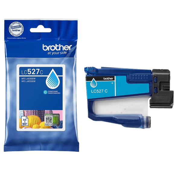 Brother LC527C cyan Skrivarpatron - 900 sidor - Original