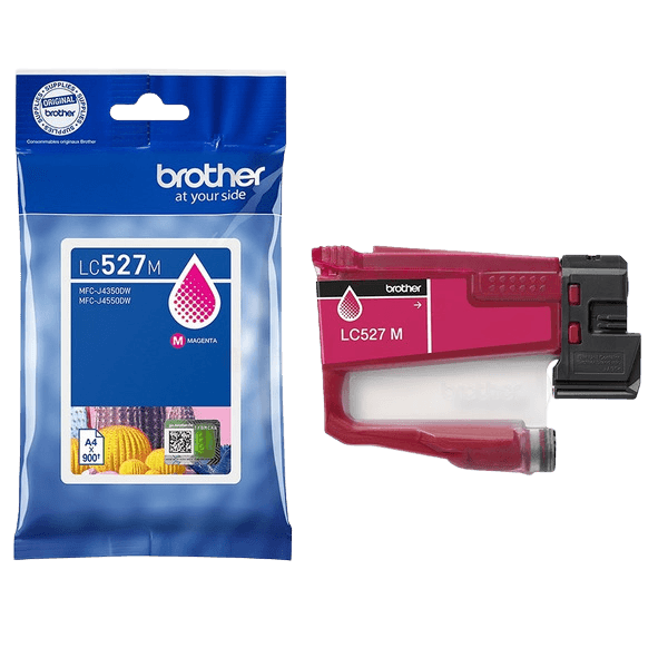 Brother LC527M magenta Skrivarpatron - 900 sidor - Original
