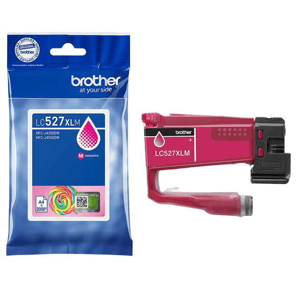 Brother LC527XLM magenta Skrivarpatron - 2000 sidor - Original