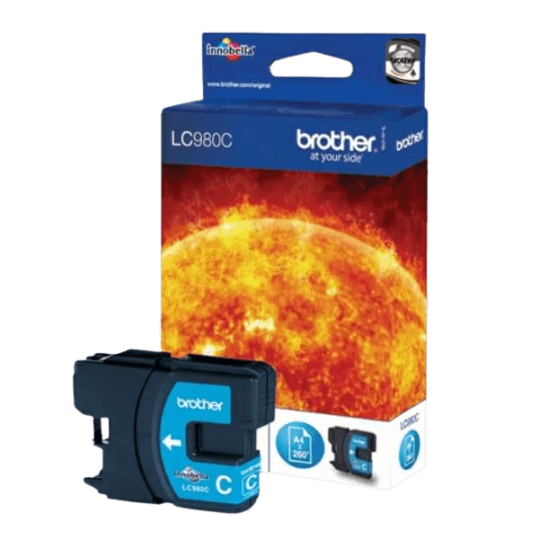 Brother LC980C cyan Skrivarpatron - 5 ml. - Original