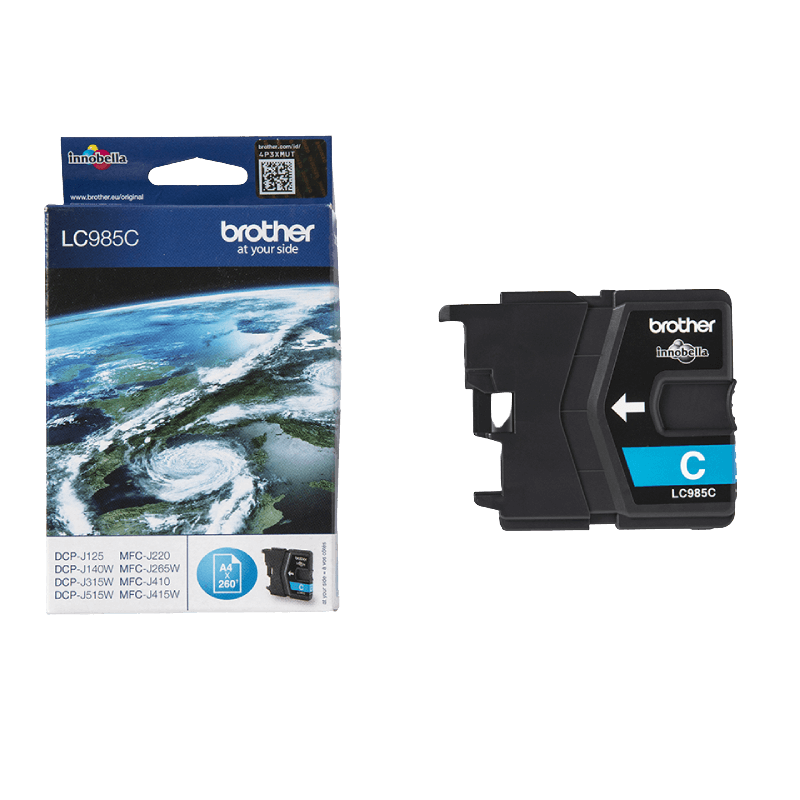 Brother LC985C cyan Skrivarpatron - 4 ml. - Original