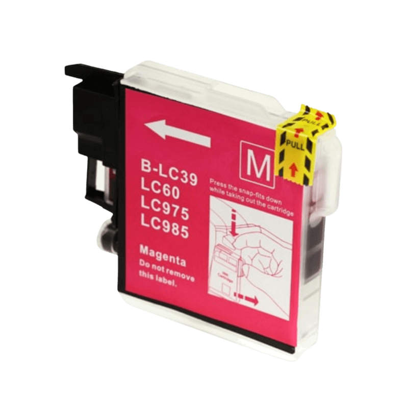 Brother LC985M magenta Skrivarpatron - 12 ml. - Kompatibel