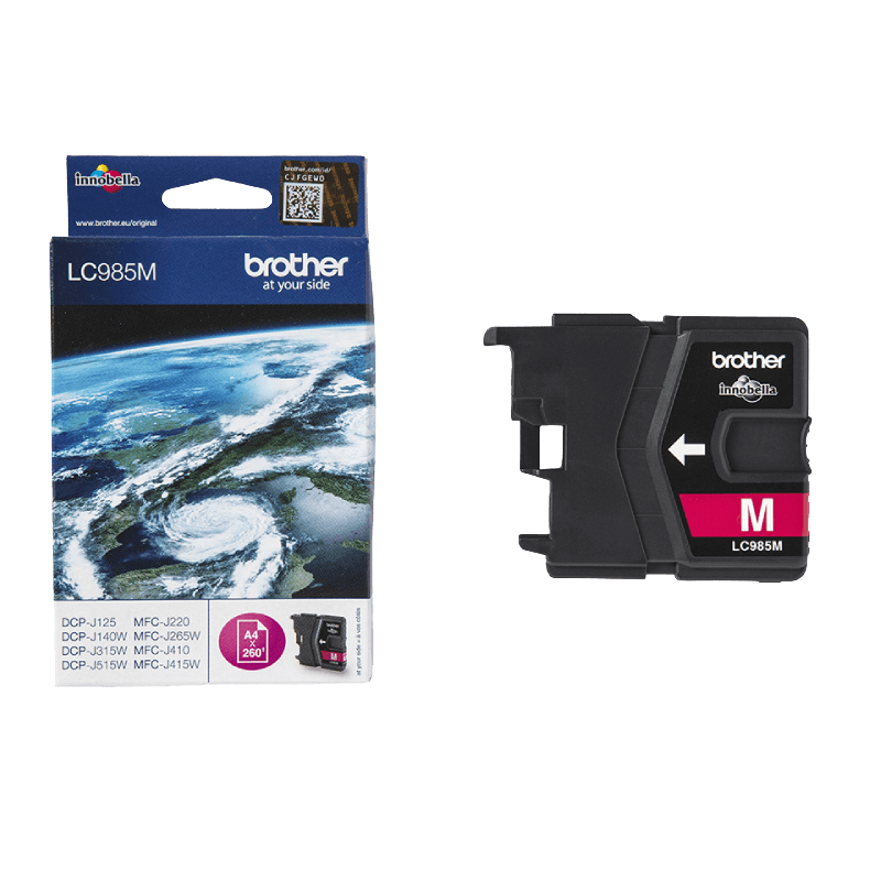 Brother LC985M magenta Skrivarpatron - 4 ml. - Original