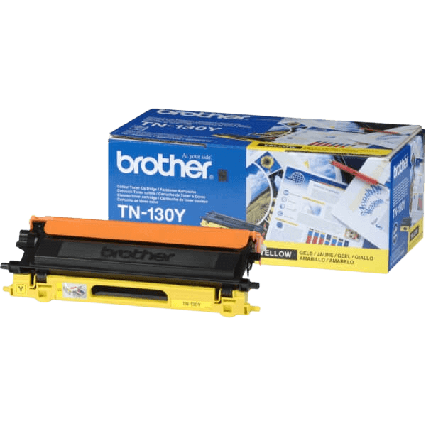 Brother TN130Y gul toner - 1500 sidor - Original