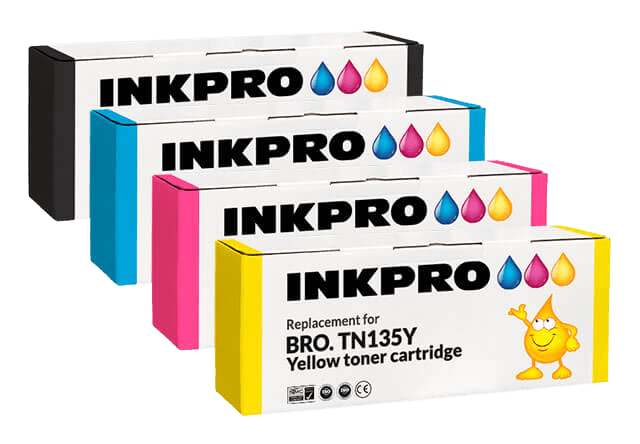 4 st. XL Brother TN135 toner rabattpaket - Kompatibel