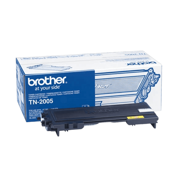 Brother TN2005 svart toner - 1500 sidor - Original