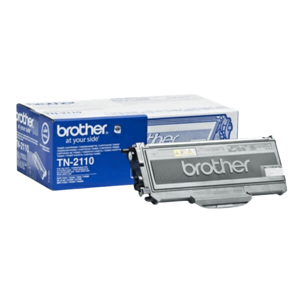 Brother TN2110 svart toner - 1500 sidor - Original