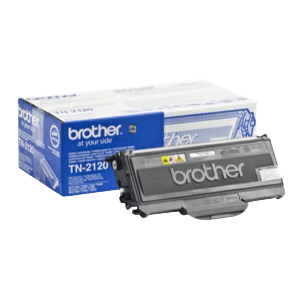 Brother TN2120 svart XL toner - 2600 sidor - Original