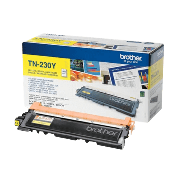 Brother TN230Y gul toner - 1400 sidor - Original