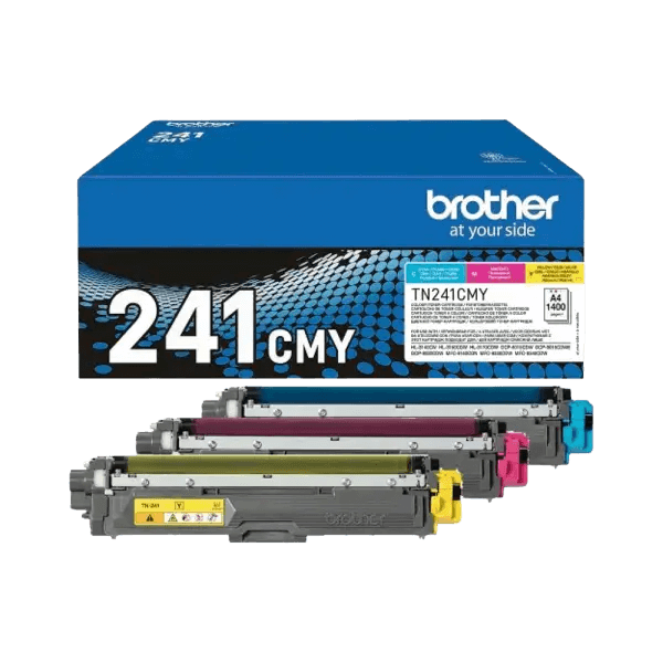 Brother TN241CMY 3 färger i en toner - 4200 sidor - Original
