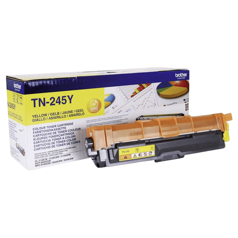 Brother TN245Y gul XL toner - 2200 sidor - Original