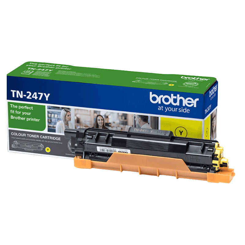 Brother TN247Y gul XL toner - 2300 sidor - Original