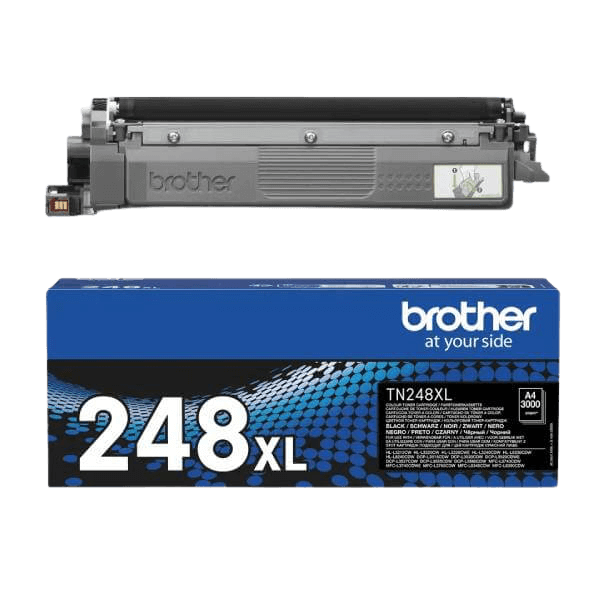 Brother TN248BK svart toner - 1000 sidor - Original