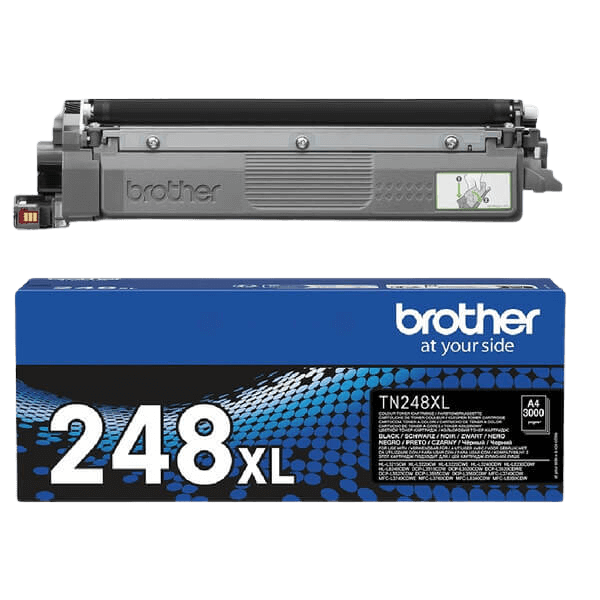 Brother TN248XLBK svart toner - 3000 sidor - Original