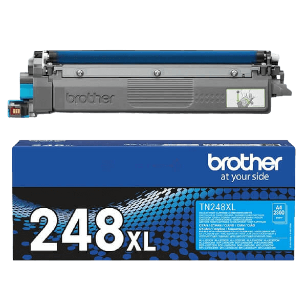 Brother TN248XLC cyan toner - 2300 sidor - Original