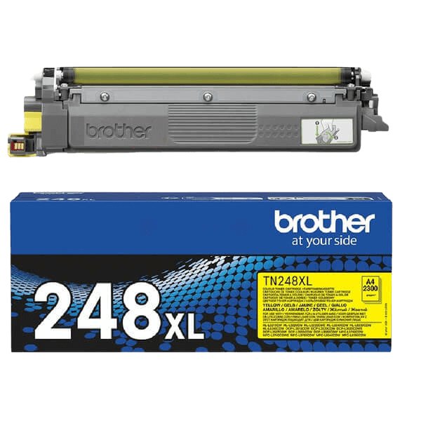 Brother TN248XLY gul toner - 2300 sidor - Original