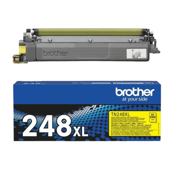 Brother TN248Y gul toner - 1000 sidor - Original