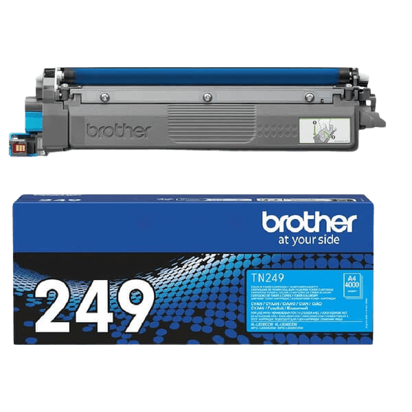 Brother TN249C cyan XXL toner - 4000 sidor - Original