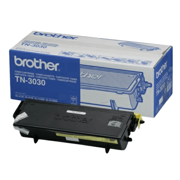 Brother TN3030 svart toner - 3500 sidor - Original