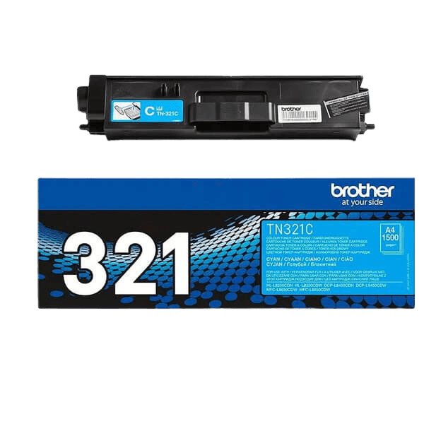 Brother TN321C cyan toner - 1500 sidor - Original