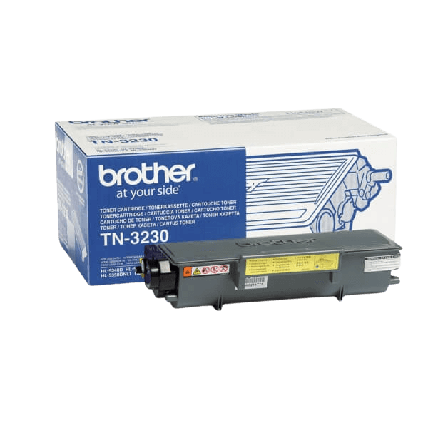 Brother TN3230 svart toner - 3000 sidor - Original