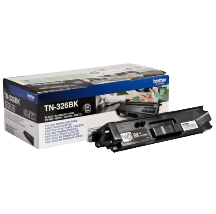 Brother TN326BK svart XL toner - 4000 sidor - Original