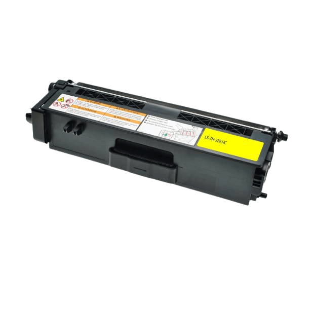 Brother TN328Y gul XXL toner - 6000 sidor - Kompatibel